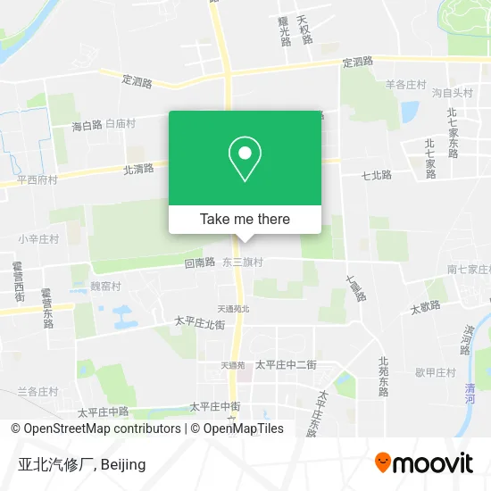 亚北汽修厂 map