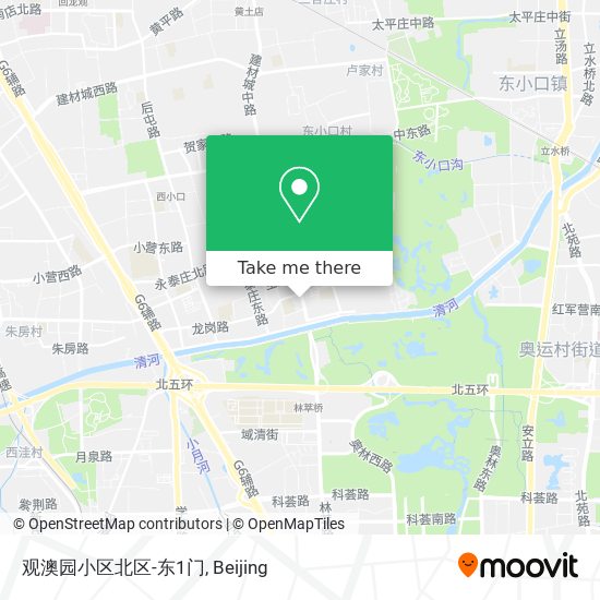 观澳园小区北区-东1门 map