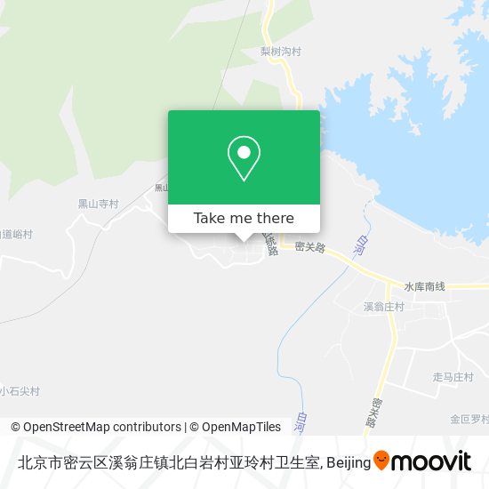 北京市密云区溪翁庄镇北白岩村亚玲村卫生室 map