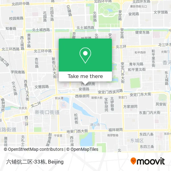 六铺炕二区-33栋 map