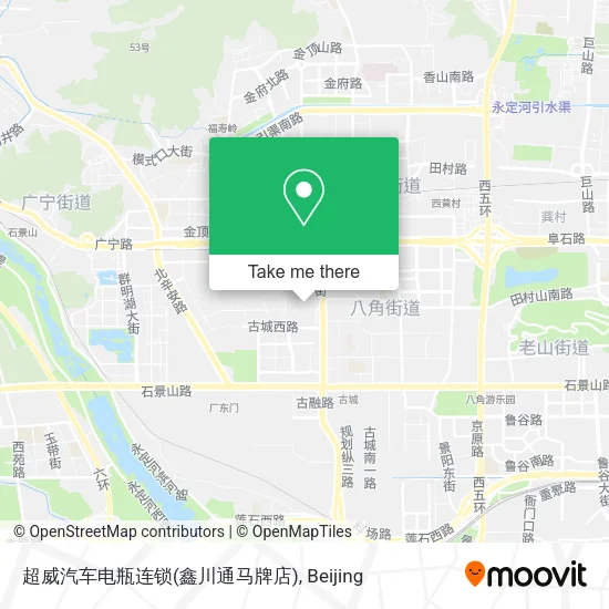 超威汽车电瓶连锁(鑫川通马牌店) map