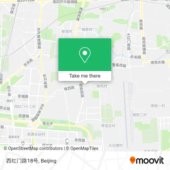 西红门路18号 map