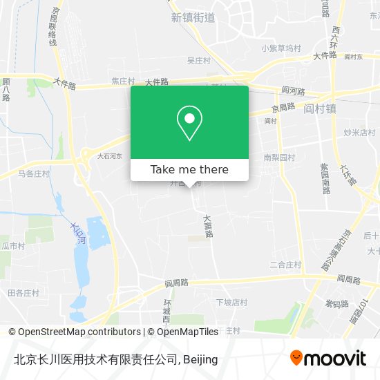 北京长川医用技术有限责任公司 map