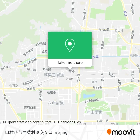 田村路与西黄村路交叉口 map