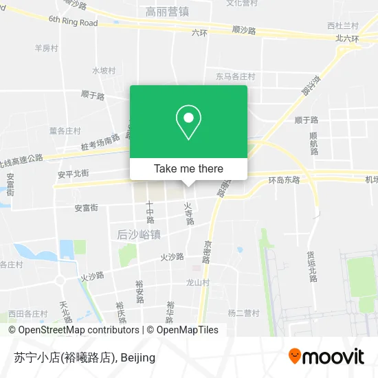 苏宁小店(裕曦路店) map