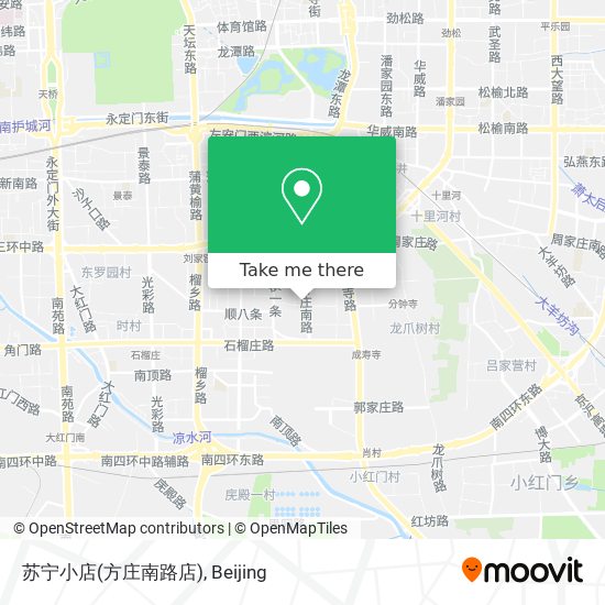 苏宁小店(方庄南路店) map