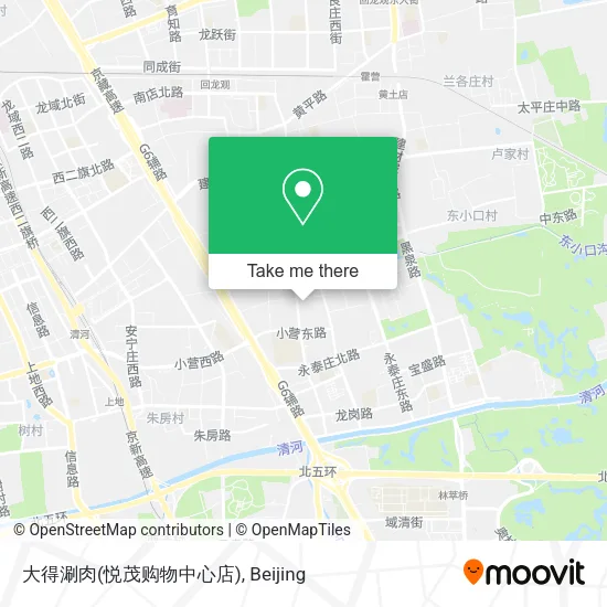 大得涮肉(悦茂购物中心店) map