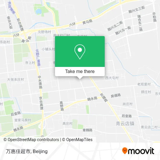 万惠佳超市 map