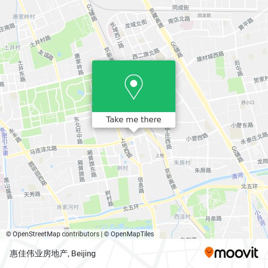 惠佳伟业房地产 map