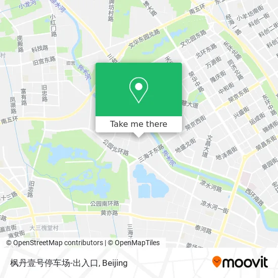 枫丹壹号停车场-出入口 map