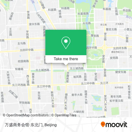 万盛商务会馆-东北门 map