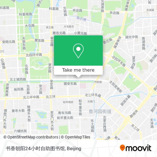 书香朝阳24小时自助图书馆 map