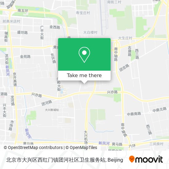 北京市大兴区西红门镇团河社区卫生服务站 map