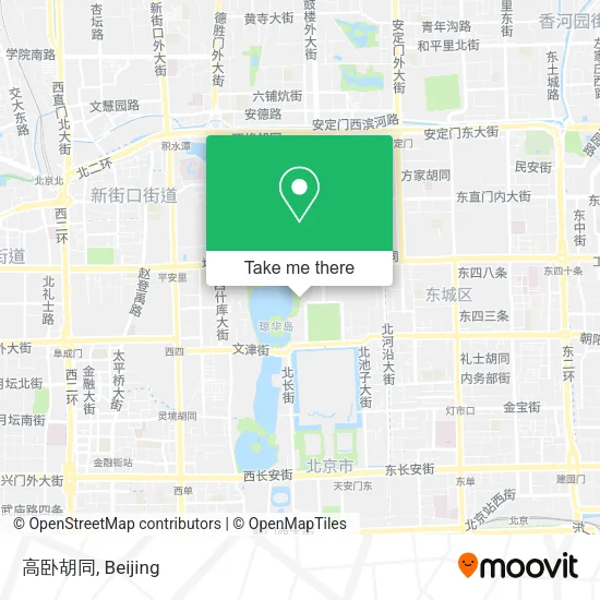 高卧胡同 map