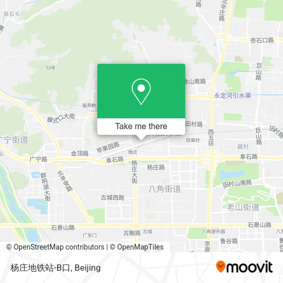 杨庄地铁站-B口 map