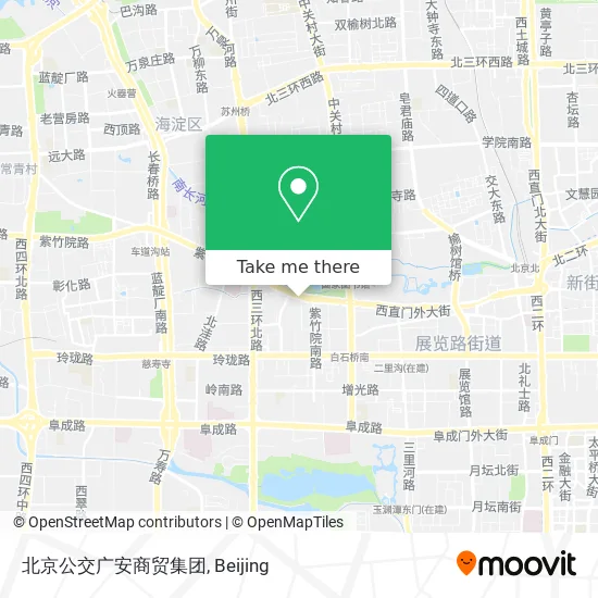 北京公交广安商贸集团 map