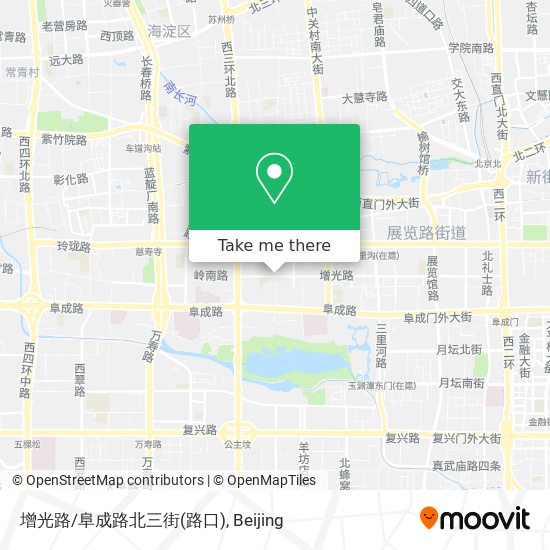 增光路/阜成路北三街(路口) map