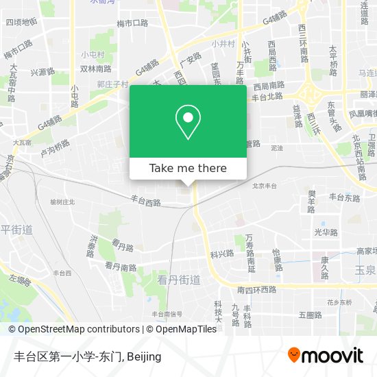 丰台区第一小学-东门 map