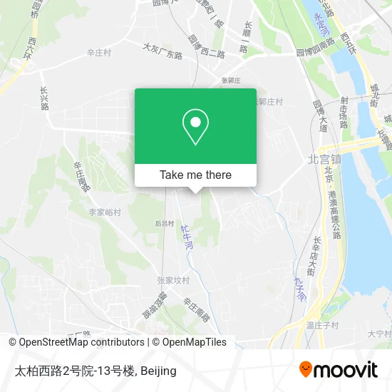 太柏西路2号院-13号楼 map