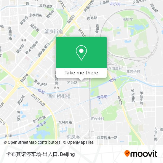 卡布其诺停车场-出入口 map