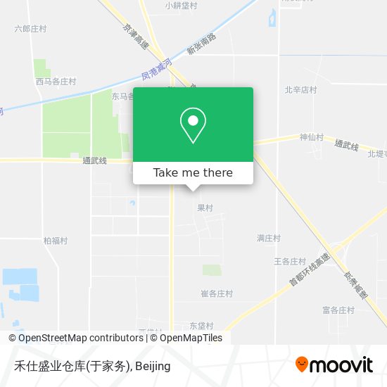 禾仕盛业仓库(于家务) map