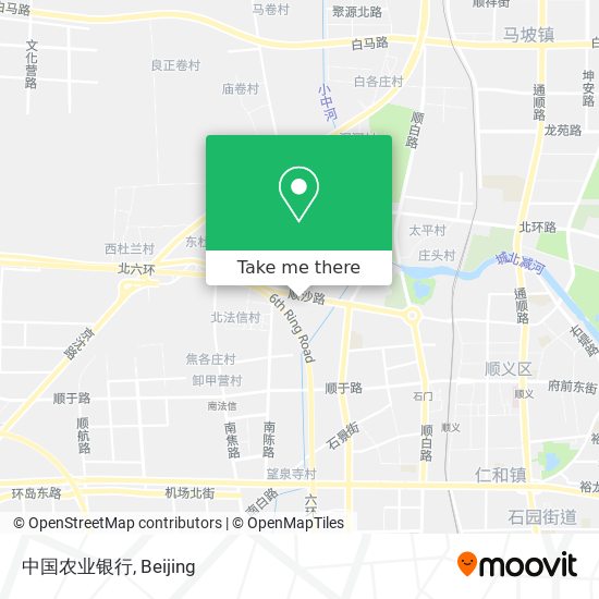 中国农业银行 map