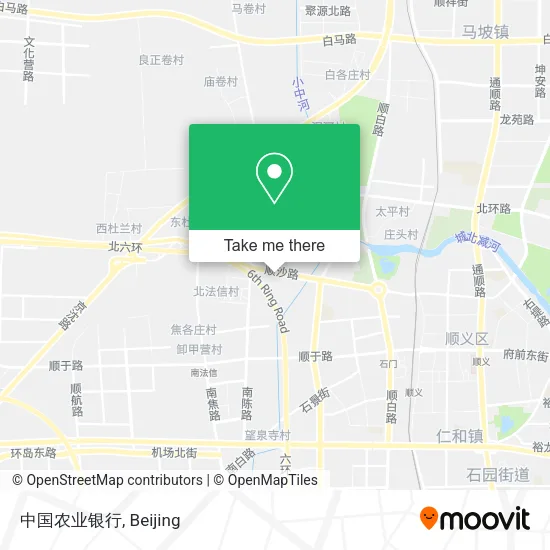 中国农业银行 map