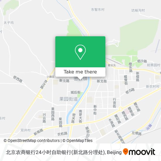 北京农商银行24小时自助银行(新北路分理处) map