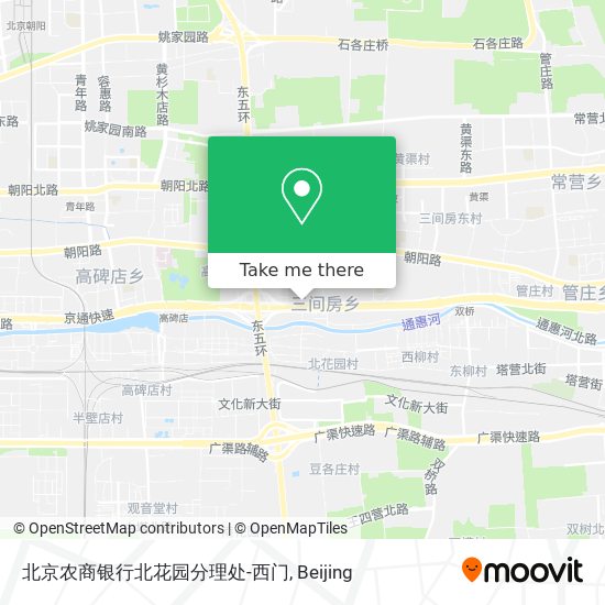 北京农商银行北花园分理处-西门 map
