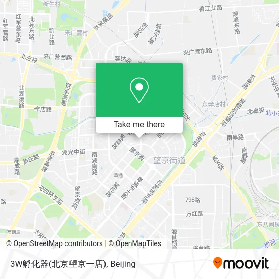 3W孵化器(北京望京一店) map