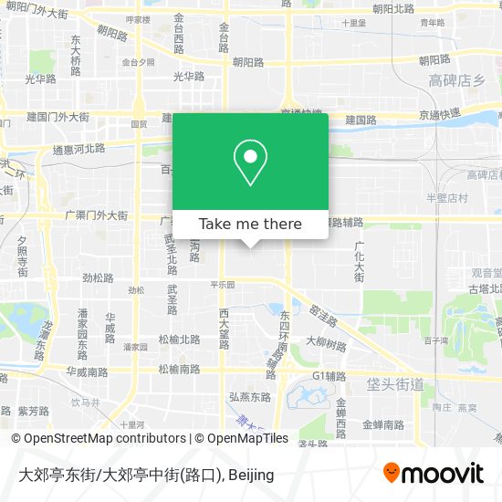 大郊亭东街/大郊亭中街(路口) map