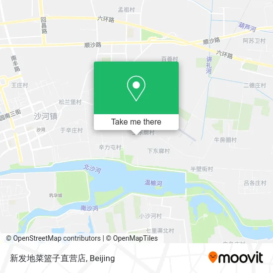 新发地菜篮子直营店 map
