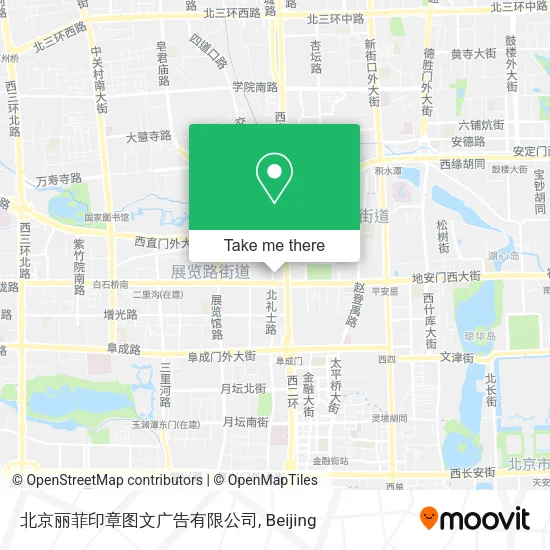 北京丽菲印章图文广告有限公司 map