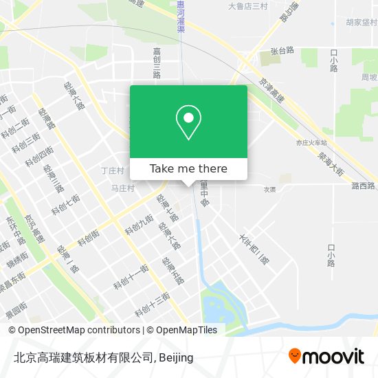 北京高瑞建筑板材有限公司 map