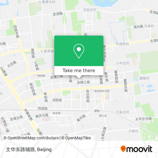 文华东路辅路 map