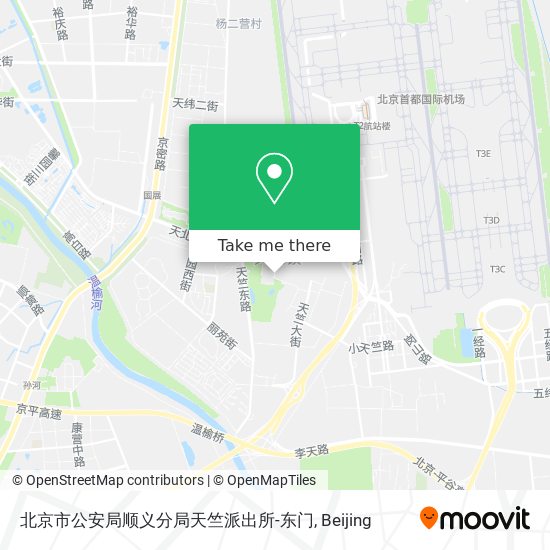 北京市公安局顺义分局天竺派出所-东门 map