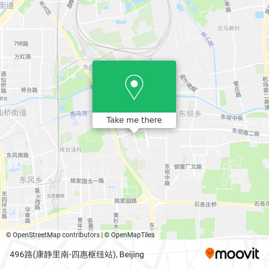 496路(康静里南-四惠枢纽站) map