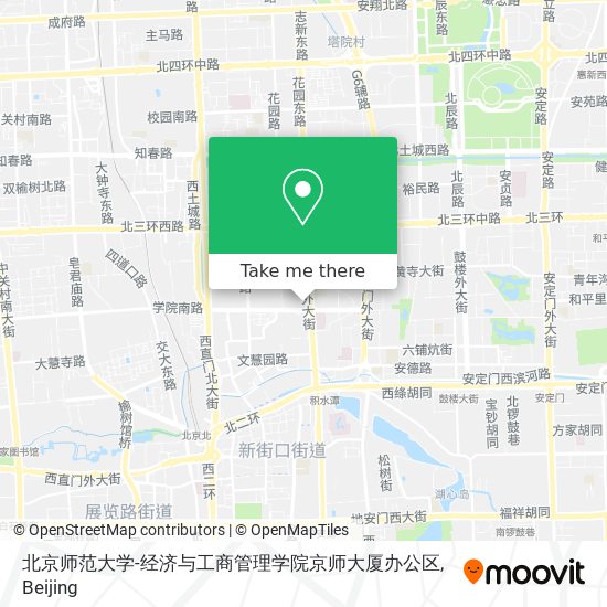 北京师范大学-经济与工商管理学院京师大厦办公区 map