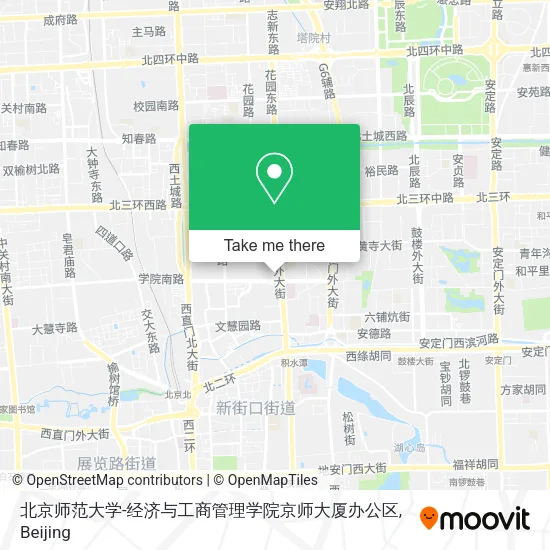 北京师范大学-经济与工商管理学院京师大厦办公区 map