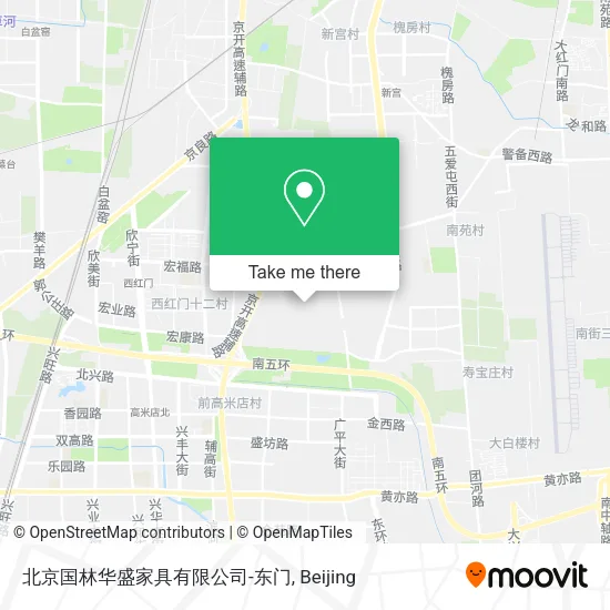 北京国林华盛家具有限公司-东门 map