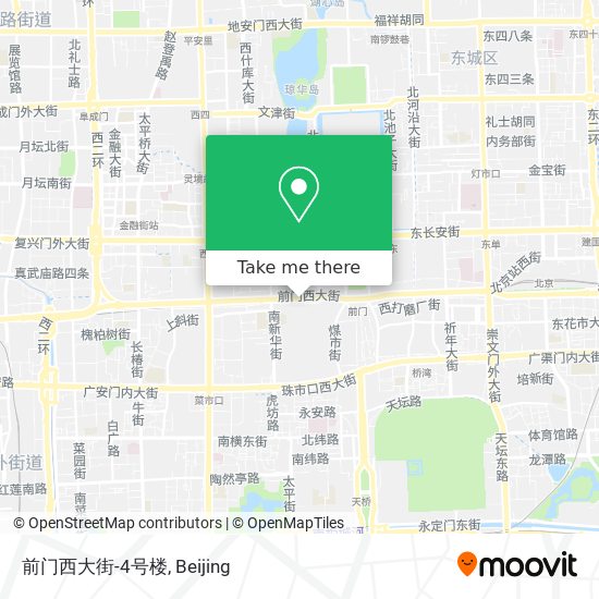 前门西大街-4号楼 map