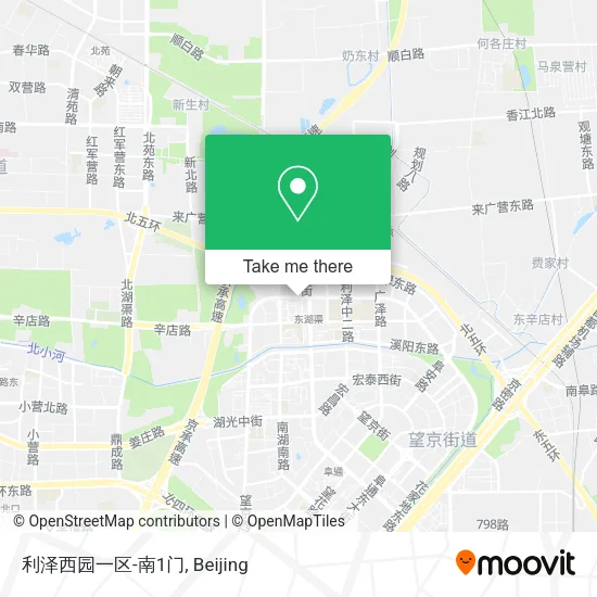 利泽西园一区-南1门 map