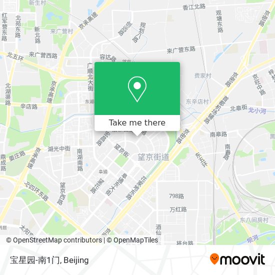 宝星园-南1门 map