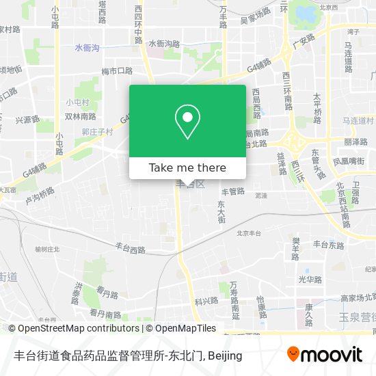 丰台街道食品药品监督管理所-东北门 map