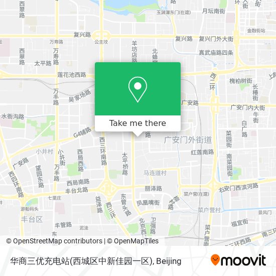 华商三优充电站(西城区中新佳园一区) map