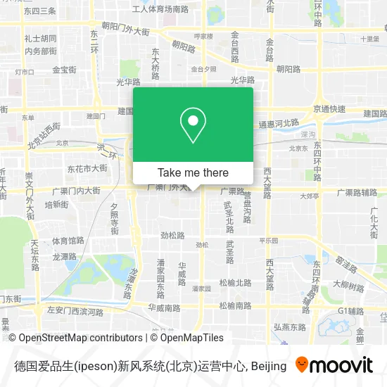 德国爱品生(ipeson)新风系统(北京)运营中心 map