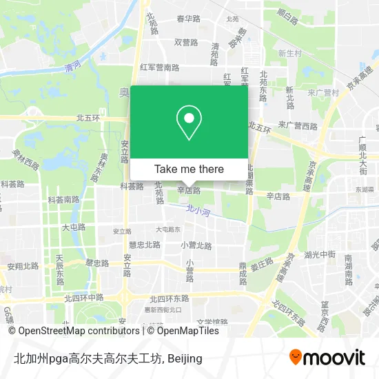 北加州pga高尔夫高尔夫工坊 map