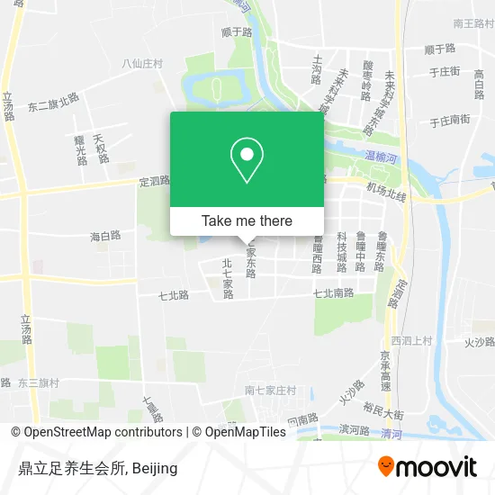 鼎立足养生会所 map