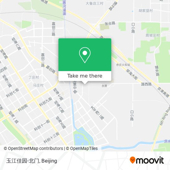 玉江佳园-北门 map