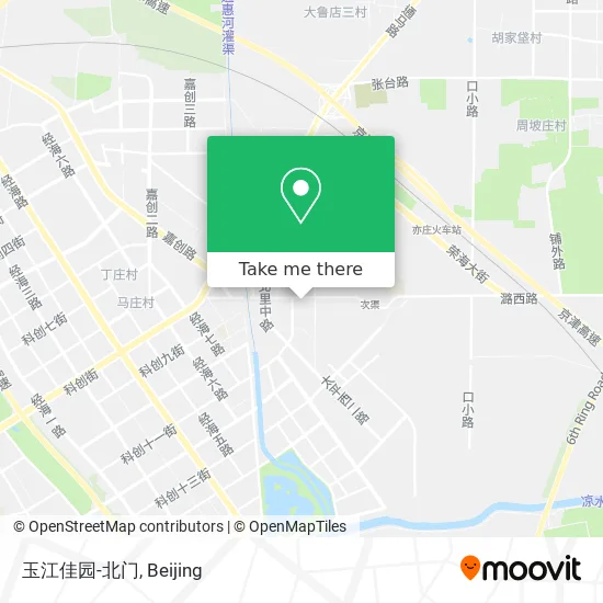 玉江佳园-北门 map